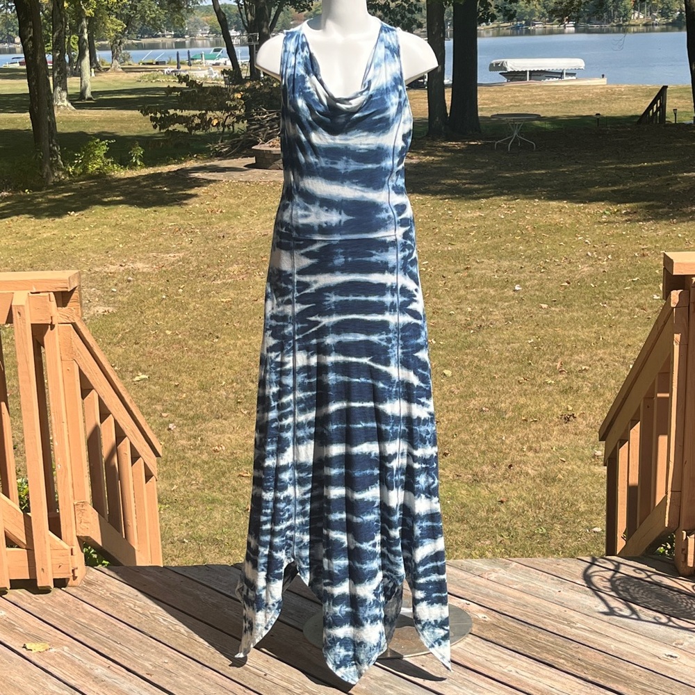 Mind Set by XCVI Tie-Dye boho maxi dress M-L